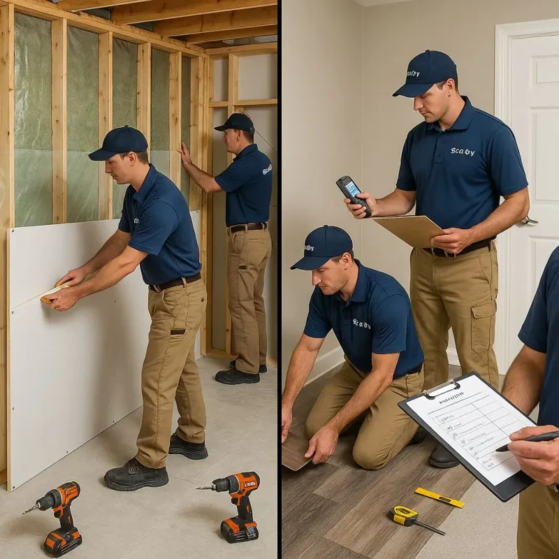 Repairs and Reconstruction process in Channahon, IL